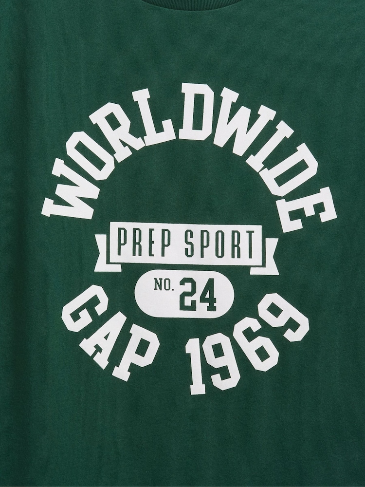 Gap Green Logo Graphic T-Shirt (4-13yrs) (4-13yrs) - Image 3 of 3 Gap Green Logo Graphic T-Shirt (4-13yrs) (4-13yrs) - Image 3 of 3