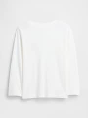 Gap White Graphic T-Shirt (6mths-5yrs) (6mths-5yrs) - Image 2 of 3