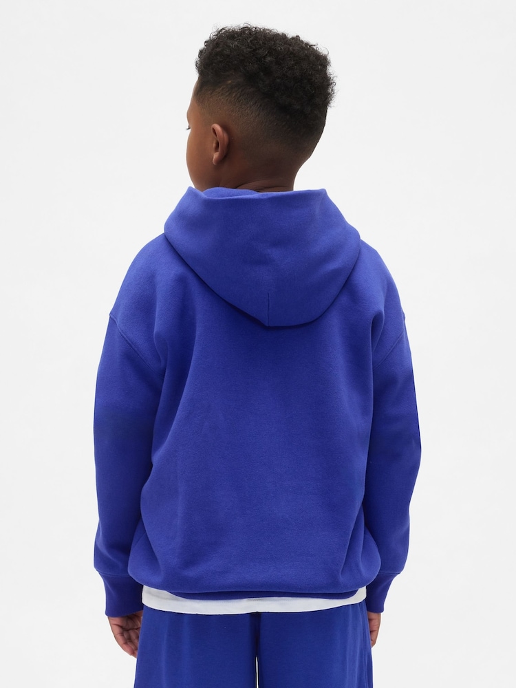 Modre/zelene - Gap VintageSoft Logo Hoodie (4-13yrs) (4-13yrs) - Slika 2 iz 4