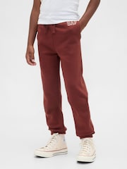 Gap Brown Relaxed Logo Joggers (4-13yrs) (4-13yrs) - Image 1 of 5