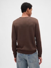 Gap Brown Classic Crew Neck Jumper - Image 2 of 4