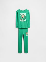 Gap Green Marvel Long Sleeve Pyjama Top & Trousers Set (6mths-5yrs) - Image 1 of 3