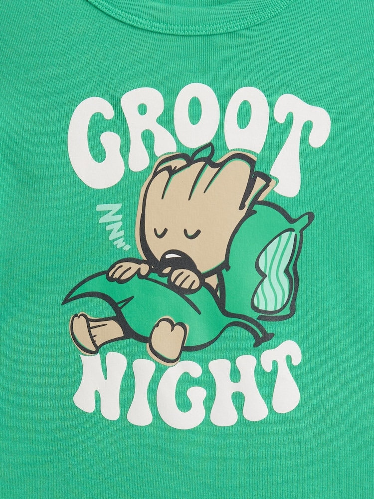 Gap Green Marvel Long Sleeve Pyjama Top & Trousers Set (6mths-5yrs) - Image 3 of 3