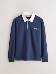 Navy Blue Tut Cat Licence Rugby Shirt - Image 1 of 5
