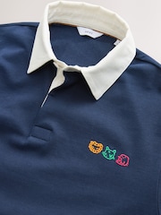 Navy Blue Tut Cat Licence Rugby Shirt - Image 3 of 5