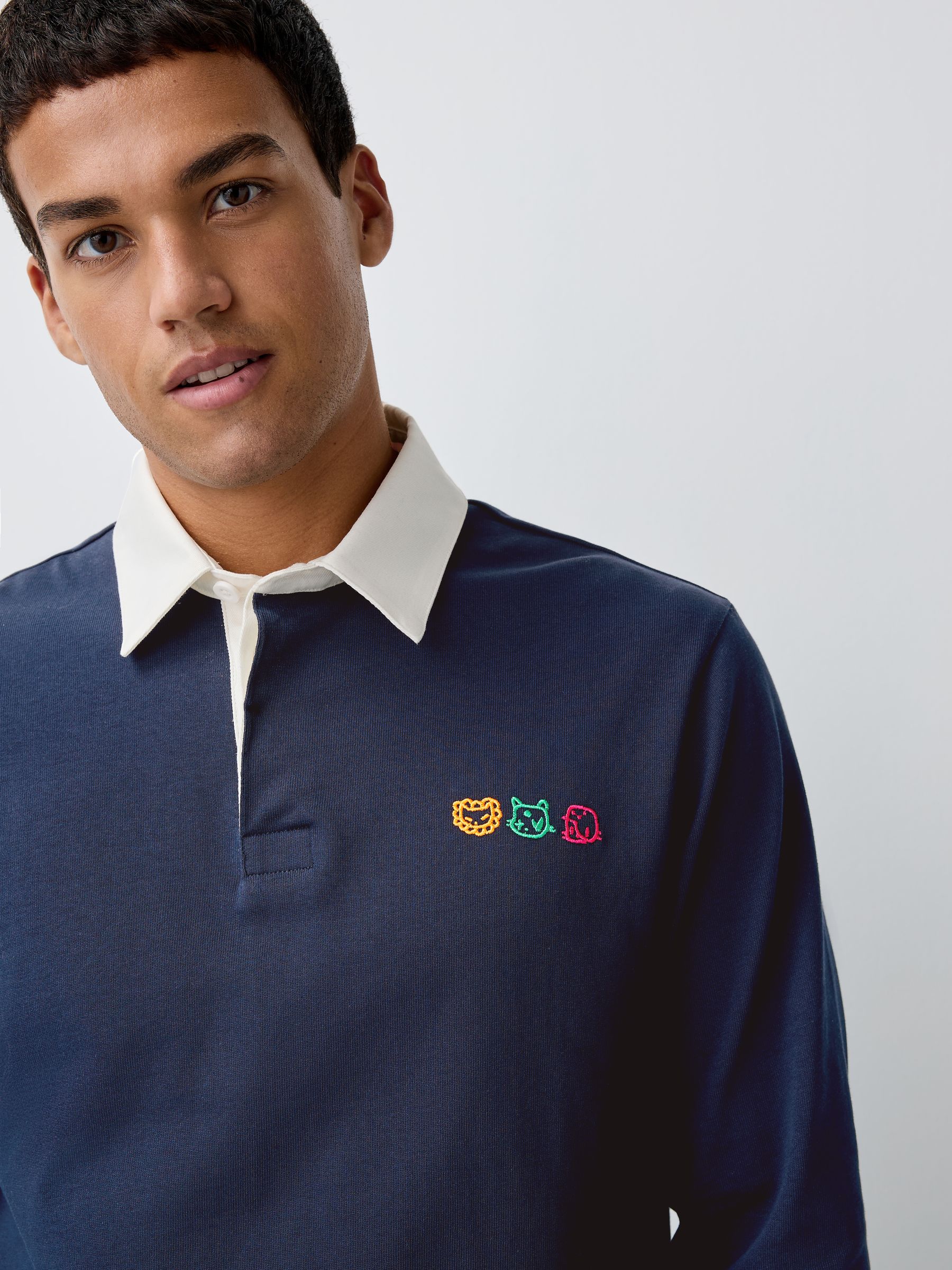 Buy Navy Blue Tot Cat Rugby Shirt from Next South Africa