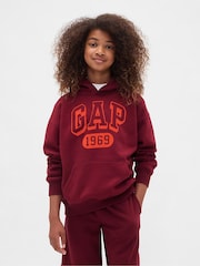 Gap Red Vintage Soft Logo Hoodie (4-13yrs) - Image 5 of 6