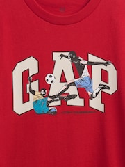 Gap Red Logo Graphic T-Shirt (4-13yrs) (4-13yrs) - Image 3 of 3