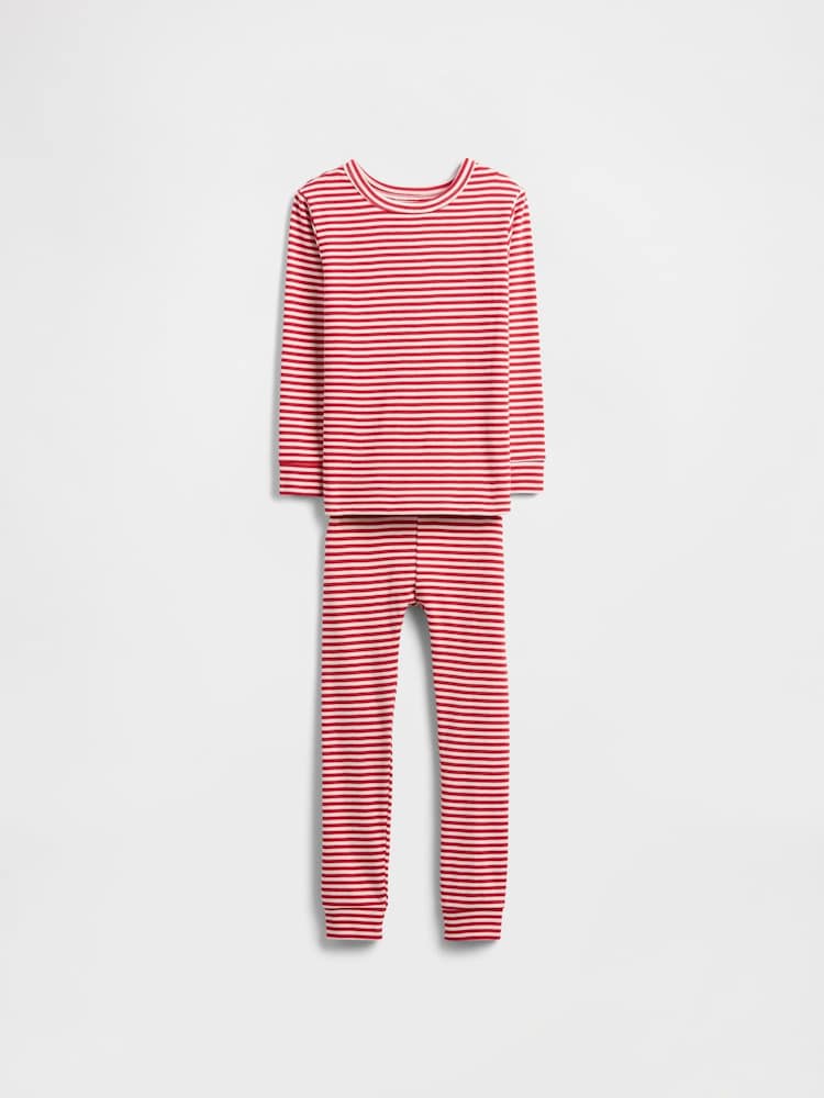 Gap Red Long Sleeve Pyjama Top & Trousers Set (6mths-5yrs) (6mths-5yrs) - Image 1 of 3