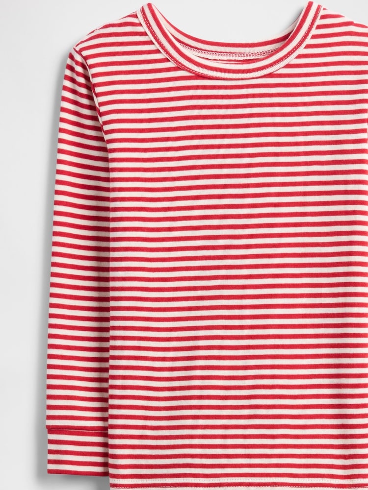 Gap Red Long Sleeve Pyjama Top & Trousers Set (6mths-5yrs) (6mths-5yrs) - Image 3 of 3