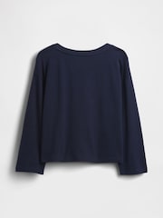 Gap Navy Blue Graphic T-Shirt (6mths-5yrs) (6mths-5yrs) - Image 2 of 2