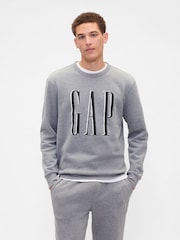 Gap Light Grey Logo Sweatshirt - Image 1 of 4