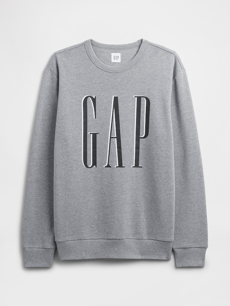 Gap Light Grey Logo Sweatshirt - Image 4 of 4