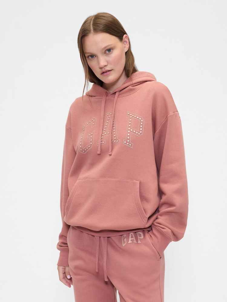 Gap Pink Logo Hoodie - Image 1 of 5