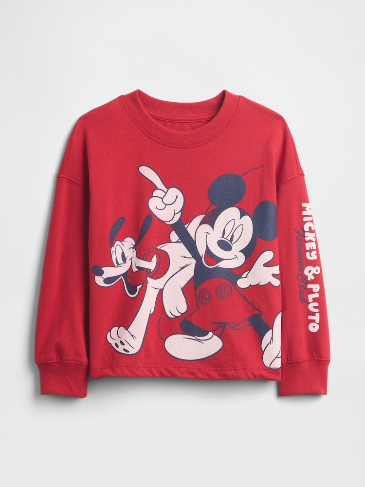 Gap Red Disney Mickey Mouse Halloween Graphic T-Shirt (6mths-5yrs) (6mths-5yrs) - Image 1 of 2 Gap Red Disney Mickey Mouse Halloween Graphic T-Shirt (6mths-5yrs) (6mths-5yrs) - Image 1 of 2