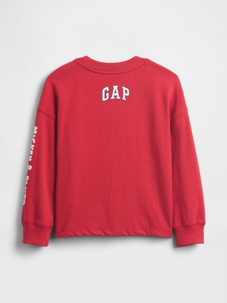 Gap Red Disney Mickey Mouse Halloween Graphic T-Shirt (6mths-5yrs) (6mths-5yrs) - Image 2 of 2