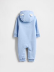 Gap Blue Logo Sherpa One-Piece (Newborn-24mths) (0-24mths) - Image 2 of 3