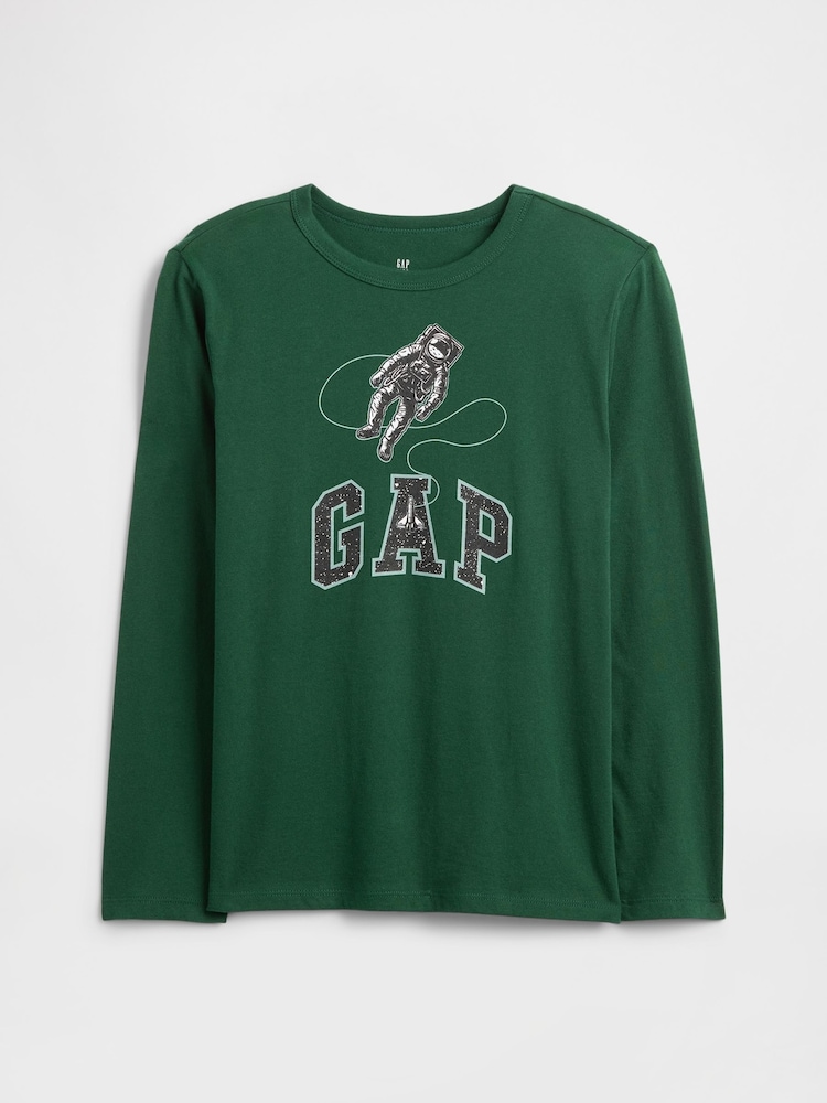 Gap Green Graphic T-Shirt (4-13yrs) (4-13yrs) - Image 1 of 1