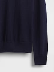 Gap Purple Merino Wool Turtle Neck Jumper - Image 4 of 4