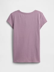 Gap Purple Logo Crew Neck Short Sleeve T-Shirt (4-13yrs) (4-13yrs) - Image 2 of 2