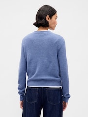 Gap Blue Soft Touch Crew Neck Jumper - Image 2 of 4