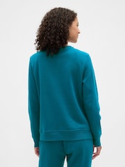 Gap Blue Relaxed Logo Crew Neck Jumper - Image 2 of 5