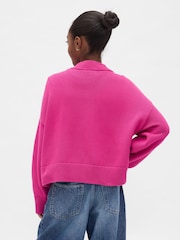 Gap Pink Boxy V-Neck Jumper (4-13yrs) - Image 2 of 5