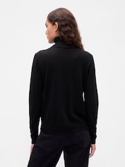 Gap Black Merino Wool Turtle Neck Jumper - Image 2 of 4