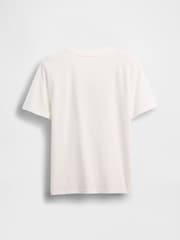 Gap White Logo Graphic T-Shirt (4-13yrs) (4-13yrs) - Image 2 of 3