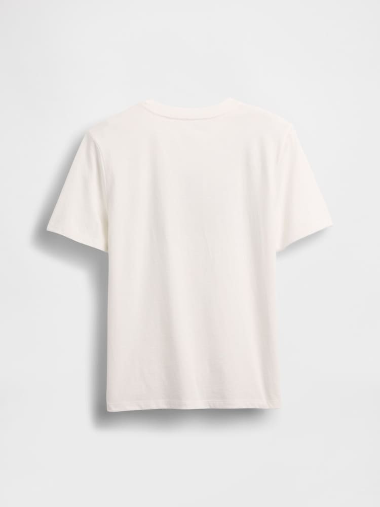 Gap White Logo Graphic T-Shirt (4-13yrs) (4-13yrs) - Image 2 of 3 Gap White Logo Graphic T-Shirt (4-13yrs) (4-13yrs) - Image 2 of 3