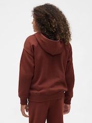 Gap Brown Relaxed Logo Hoodie (4-13yrs) (4-13yrs) - Image 2 of 5