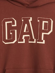 Gap Brown Relaxed Logo Hoodie (4-13yrs) (4-13yrs) - Image 5 of 5