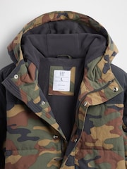 Gap Brown Camo Puffer Jacket (4-13yrs) (4-13yrs) - Image 6 of 6