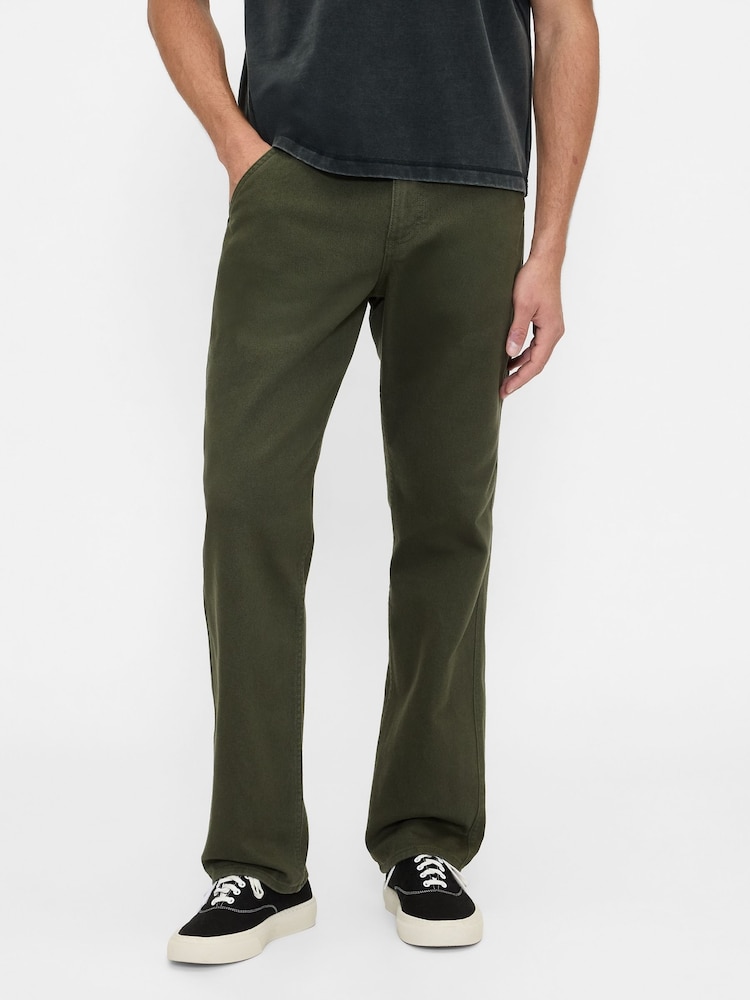 Gap Green Relaxed Utility Chinos - Image 1 of 5