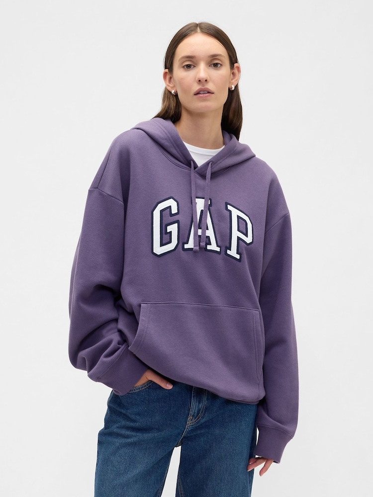 Gap Purple Logo Hoodie - Image 1 of 5