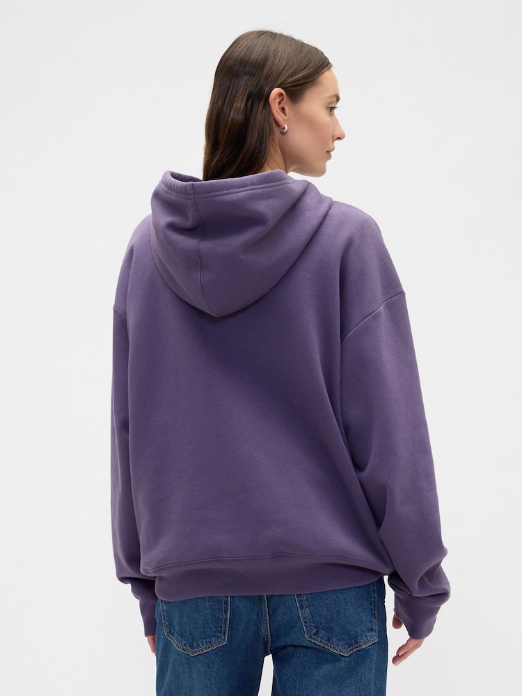 Gap Purple Logo Hoodie - Image 2 of 5