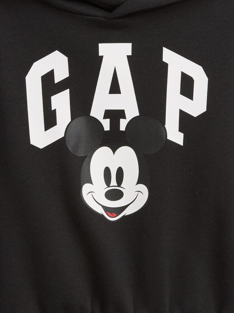 Gap Black Disney Mickey Mouse Relaxed Logo Hoodie (6mths-5yrs) (6mths-5yrs) - Image 3 of 3