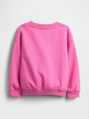 Gap Pink Vintage Soft Logo Sweatshirt (6mths-5yrs) - Image 2 of 3