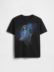 Gap Black Graphic T-Shirt (4-13yrs) (4-13yrs) - Image 1 of 2