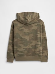 Gap Khaki/Green Relaxed Logo Camo Hoodie (4-13yrs) (4-13yrs) - Image 2 of 3