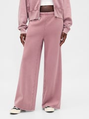 Rosa rubor - Pantalones de chándal baggy de pernera ancha suaves vintage de Gap - Imagen 1 de 5