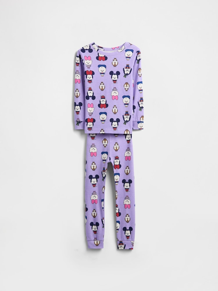 Gap Purple Long Sleeve Pyjamas Top & Trousers Set (6mths-5yrs) (6mths-5yrs) - Image 1 of 3