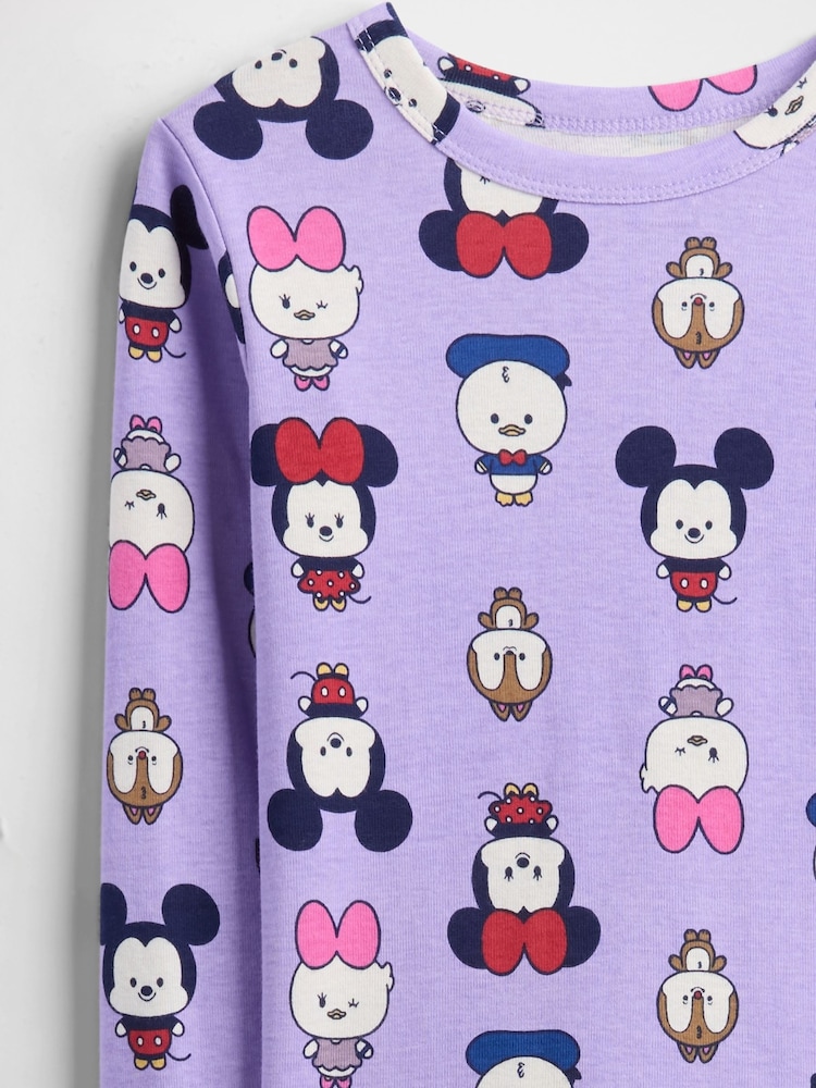 Gap Purple Long Sleeve Pyjamas Top & Trousers Set (6mths-5yrs) (6mths-5yrs) - Image 3 of 3