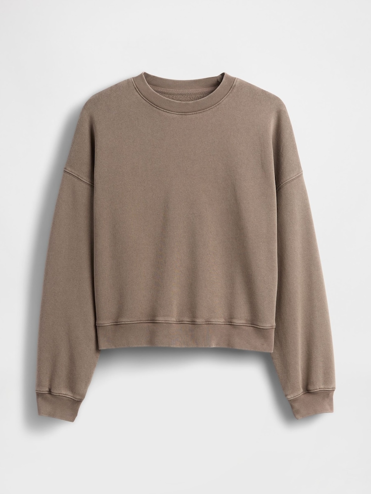 Gap Brown Vintage Soft Wedge Crewneck Sweatshirt - Image 1 of 1