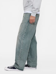Gap Washed Blue Baggy Jeans - Image 3 of 5