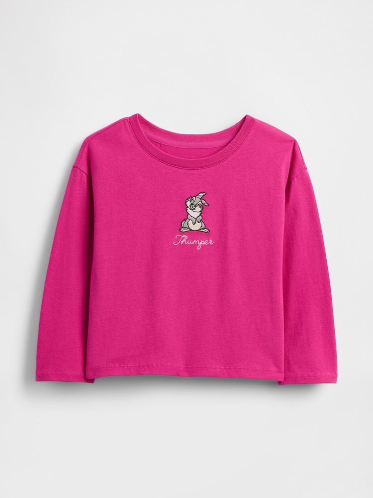 Gap Pink Thumper Disney Graphic Long Sleeve T-Shirt (6mths-5yrs) (6mths-5yrs) - Image 1 of 1