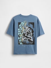 Gap Marvel Relaxed Graphic Short Sleeve T-Shirt (4-13yrs) (4-13yrs) - Imagen 2 de 3