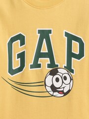 Gap Yellow Graphic Crew Neck Short Sleeve T-Shirt (6mths-5yrs) (6mths-5yrs) - Image 3 of 3