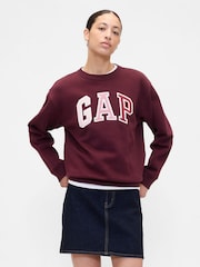 Gap Red Relaxed Logo Sweatshirt - Image 1 of 5