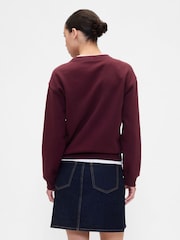 Gap Red Relaxed Logo Sweatshirt - Image 2 of 5